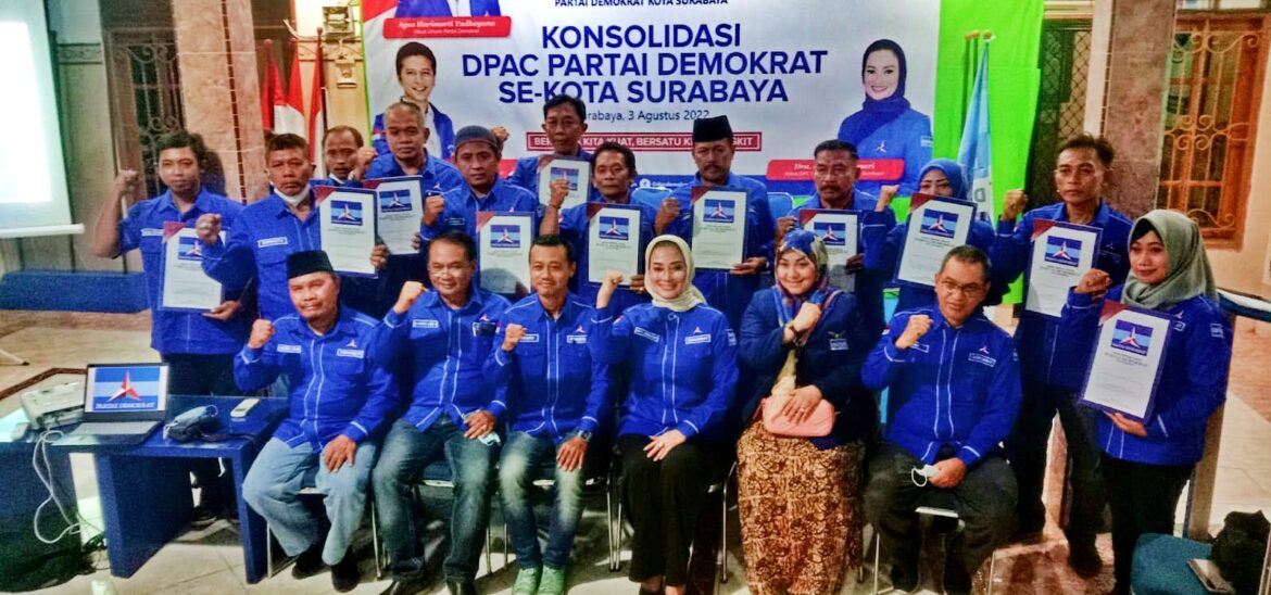 Konsolidasi dengan DPAC, Partai Demokrat Surabaya Tancap Gas Menangkan Pemilu 2024