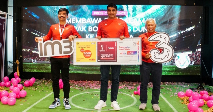 IOH Kolaborasi dengan Vidio Hadirkan Piala Dunia Qatar 2022 dengan Promo Paket data IM3