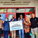 CSR Lintasarta Salurkan Bantuan Jaringan Komunikasi dan Dana Kemanusiaan di Cianjur