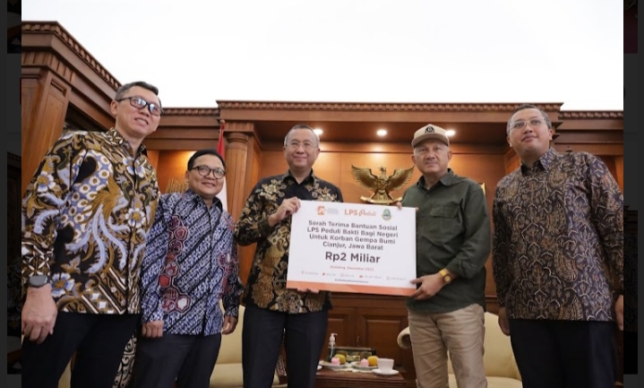 LPS Bantu Pemprov Jabar Untuk Penanganan Gempa Cianjur