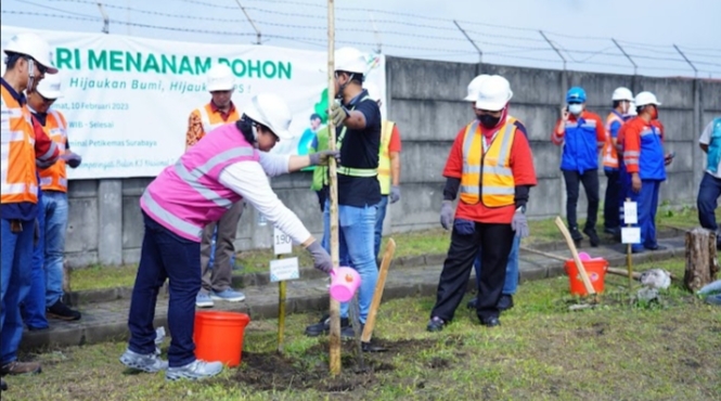 Tanam Tabebuya, TPS Konversi Limbah Jadi Oxigen