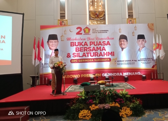 Pemilu 2024, Gerindra Target 10 Kursi di DPRD Kota Surabaya