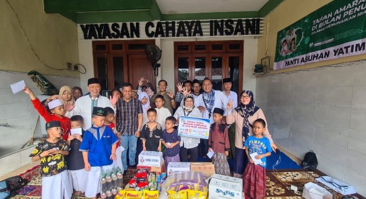 Wartawan Ekonomi Bisnis Didukung Korporasi Donasi ke Tiga Panti Asuhan di Surabaya