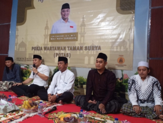 Ramadhan, Wartawan Potas dan Wali Kota Eri Cahyadi Ngaji bareng