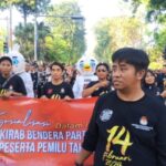 KPU Surabaya Gelar Sosialisasi Di Car Free Day Darmo
