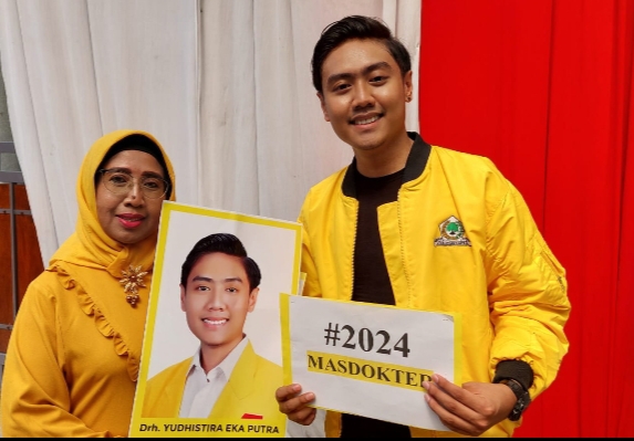 Mohon Restu Ibu, Caleg Golkar Dapil 4 Surabaya, Drh. Yudhistira Eka Putra Siap Melangkah ke DPRD Kota Surabaya