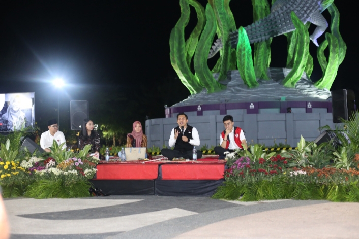 BKN DPC PDI Perjuangan Kota Surabaya Peringati Bulan Bung Karno di Taman Suroboyo