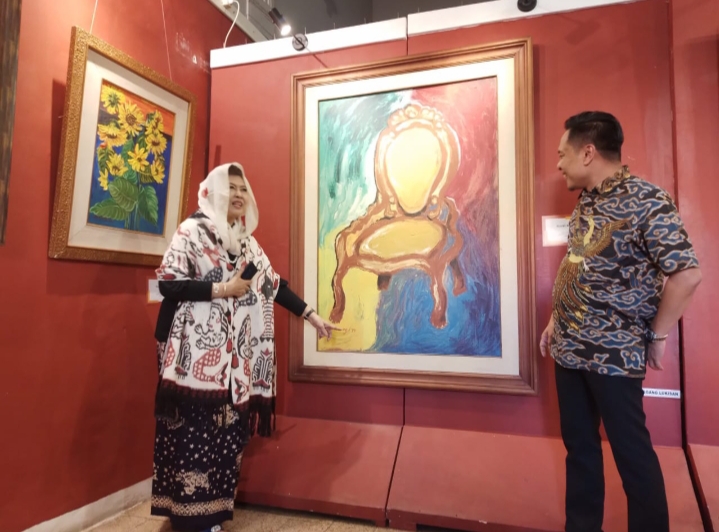 Nunung Harso Gelar Pameran Lukisan Intuitif di Galeri Balai Pemuda 