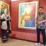 Ketua Golkar Surabaya Arif Fathoni Buka Pameran Lukisan Nunung Harso