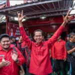 Politisi Muda PDIP Surabaya Arjuna Rizki Dirikan Posko Ganjar Presiden di Pemukiman Padat Penduduk