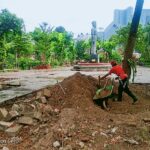 Pemkot Surabaya Renovasi Taman Apsari