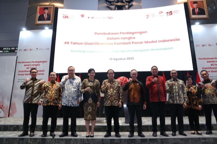 BEI Peringati 46 Tahun Kembali Aktifnya Pasar Modal Indonesia