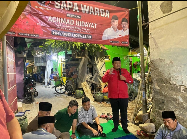 Sapa Warga Kader PDI Perjuangan Achmad Hidayat, Gencar Sosialisasikan Ganjar Capres 2024 Hingga Akar Rumput 