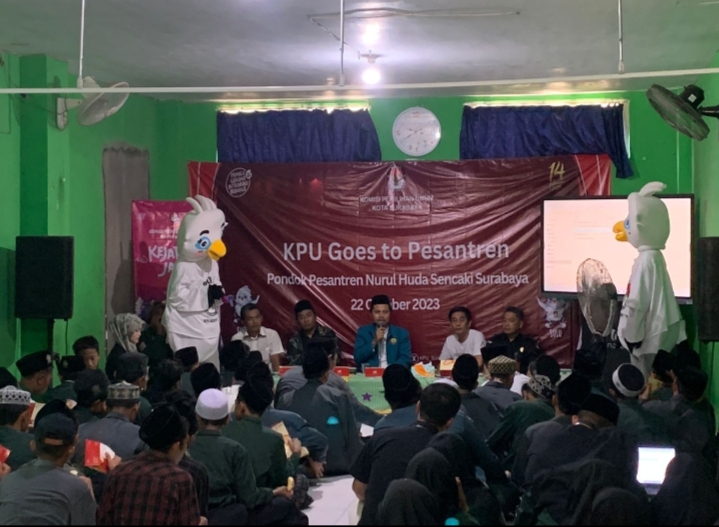 Dimomentum Hari Santri, KPU Surabaya Gelar Goes To Pesantren