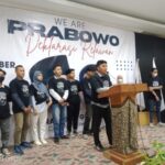 Ratusan Anak Muda Deklarasikan Prabowo Capres 2024