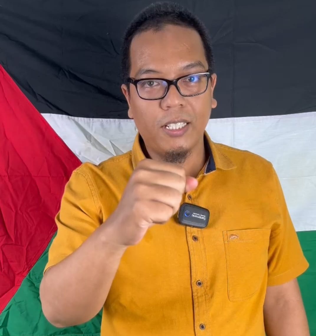 Aksi Akbar Aliansi Rakyat Indonesia Bela Palestina, Mas Rizki : Dukung Kemerdekaan Palestina