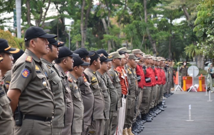 Jelang Libur Nataru, Satpol PP Surabaya Gelar Patroli Besar-Besaran