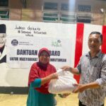 Gandeng BDH Institute, Sahabat Cak Ghoni Bagikan Ratusan Paket Sembako ke Gamis 