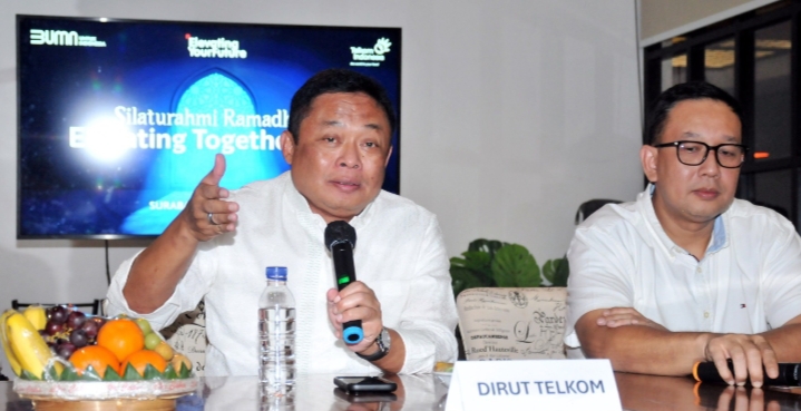 Dirut Telkom: Rata-rata Trafik Naik 10% Jelang Idul Fitri