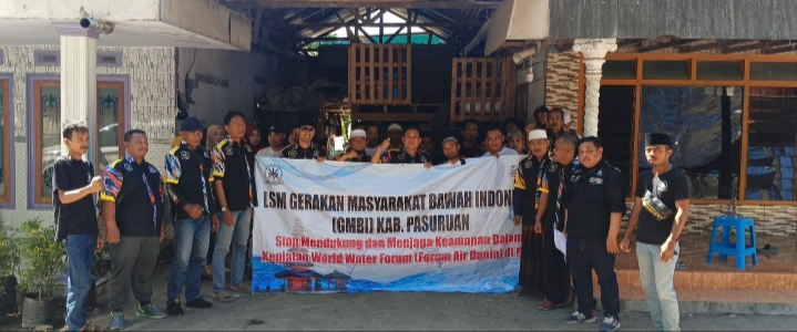 LSM Gerakan Masyarakat Bawah Indonesia (LSM GMBI) Kab. Pasuruan siap dukung acara World Water Forum (WWF) ke-10 di Bali