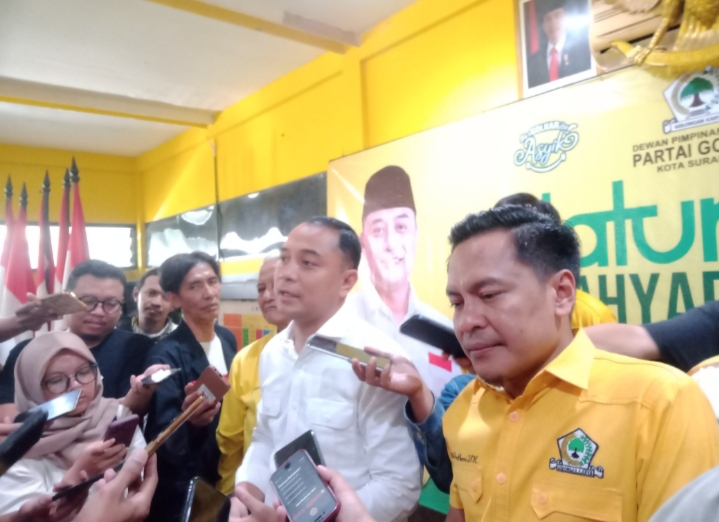 Eri Cahyadi Silahturahmi ke Kantor Golkar Surabaya, Arif Fathoni: Bukti Keseriusan Berjuang bersama di Pilwali