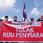 Koalisi Masyarakat dan Pers di Surabaya Tolak RUU Penyiaran