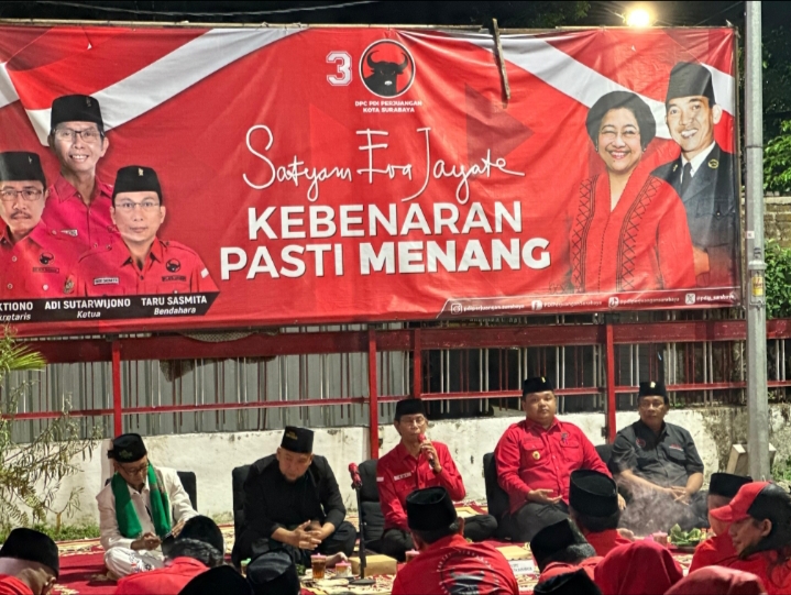 PDIP Surabaya Peringati Haul Bung Karno ke-54, Perkuat Kesolidan dan Kompakkan Kader Banteng