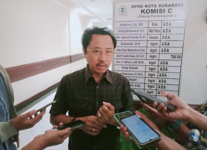 Komisi C Dukung Penuh Pemkot Surabaya Kembali Betonisasi Jalan Dupak Sisi Selatan