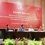 KPU Surabaya Bertemu Pimpinan Media Sosialisasi Pilkada 2024