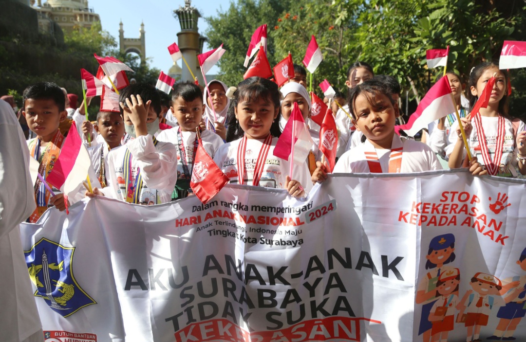 Pemkot Surabaya Resmi Luncurkan Dua Perwali Tentang Kota Layak Anak