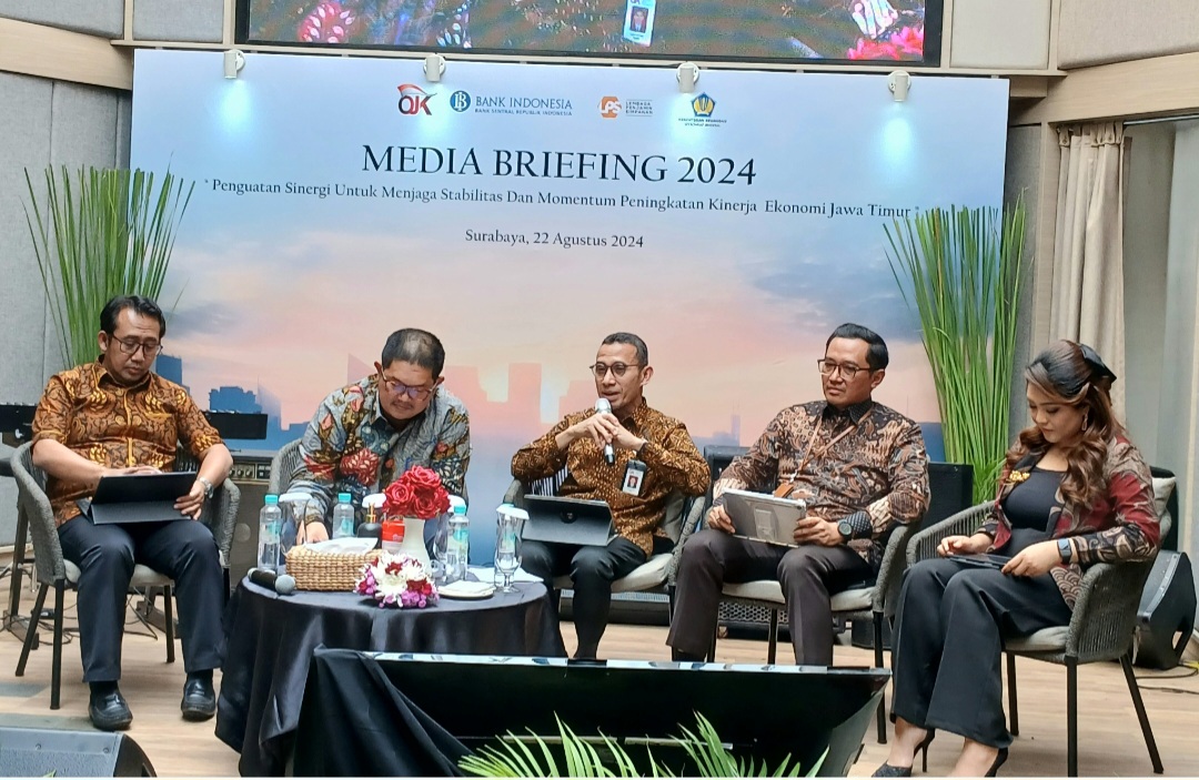 Gelar Media Brifing, OJK Beberkan Kondisi Ekonomi Jatim