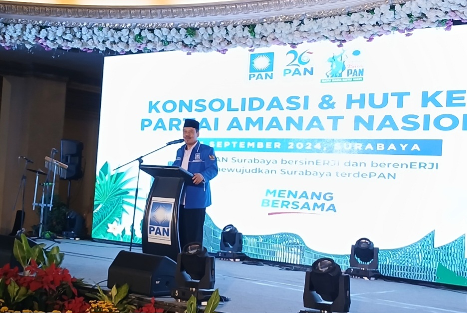 Di HUT Ke-26, PAN Surabaya Konsolidasi Kader Menangkan Eri-Armuji di Pilkada 2024