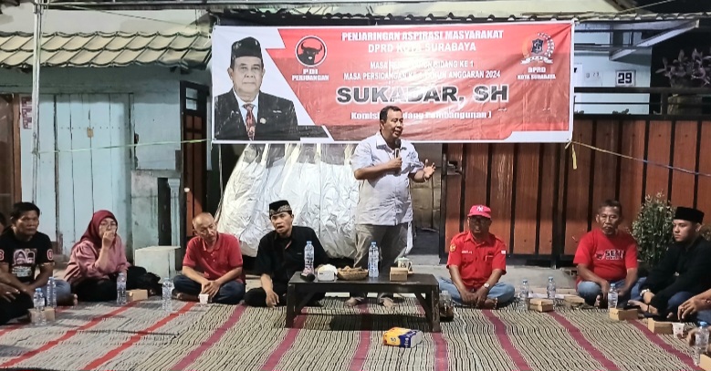 Reses di Wilayah Kelurahan Petemon, Sukadar Pastikan Pemkot Surabaya Berikan Layanan Kesehatan Sampai Tuntas