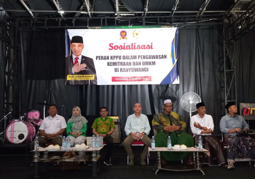 Di Banyuwangi, KPPU bersama Komisi VI DPR RI Gelar Sosialisasi Peran KPPU dalam Pengawasan Kemitraan 