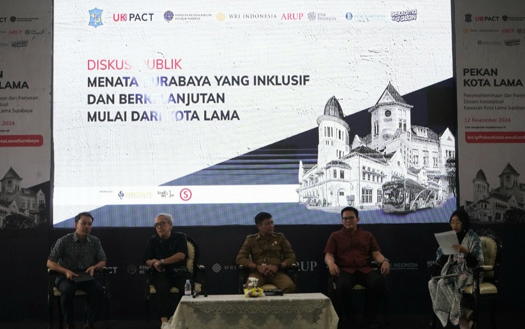 Pemkot Surabaya Terima Desain Pengembangan Kawasan Kota Lama dari UK PACT