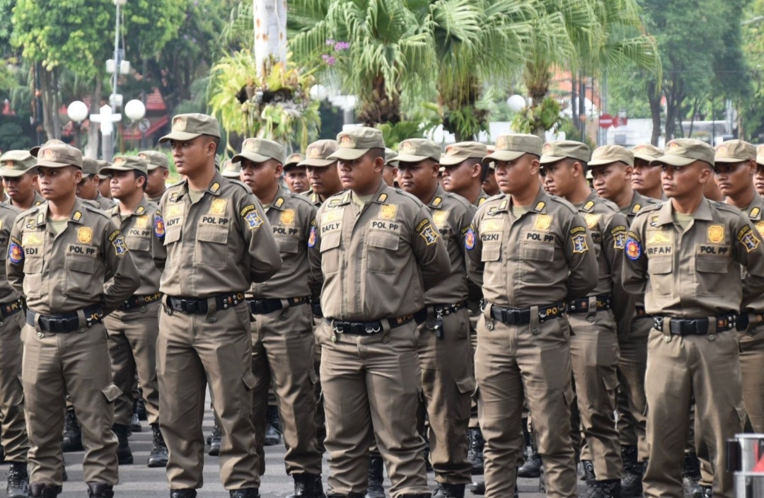 Malam Tahun Baru, Satpol PP Surabaya Kerahkan 750 Personel Jaga Keamanan