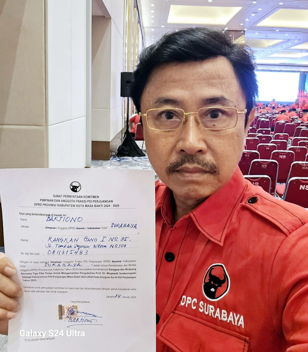 Eri-Armuji Dilantik, PDIP Surabaya: Lanjutkan Program Pro Rakyat