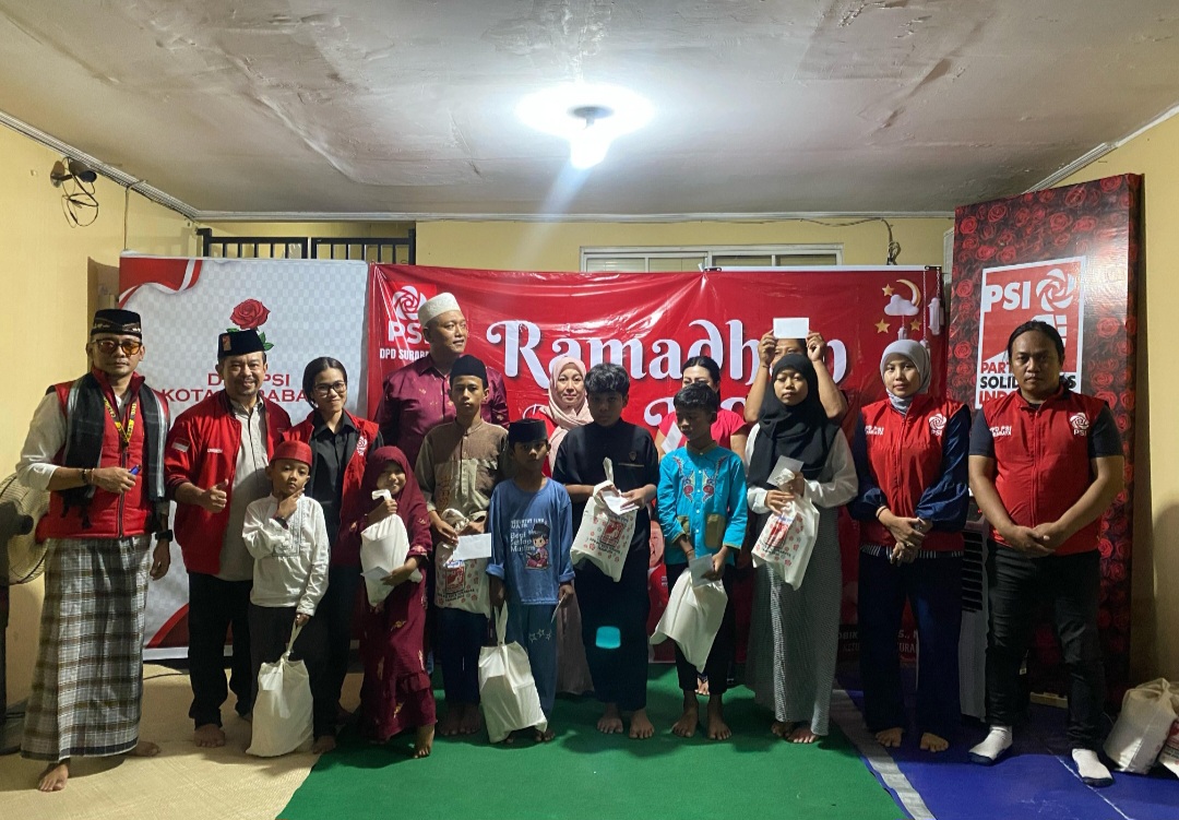 PSI Surabaya Gelar Bukber, Santunan Anak Yatim dan Bagikan Ratusan Takjil